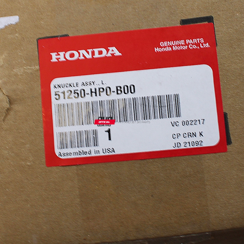 51250HP0B00 Zwrotnica Honda TRX 500 680 Fourtrax Foreman Foretrax