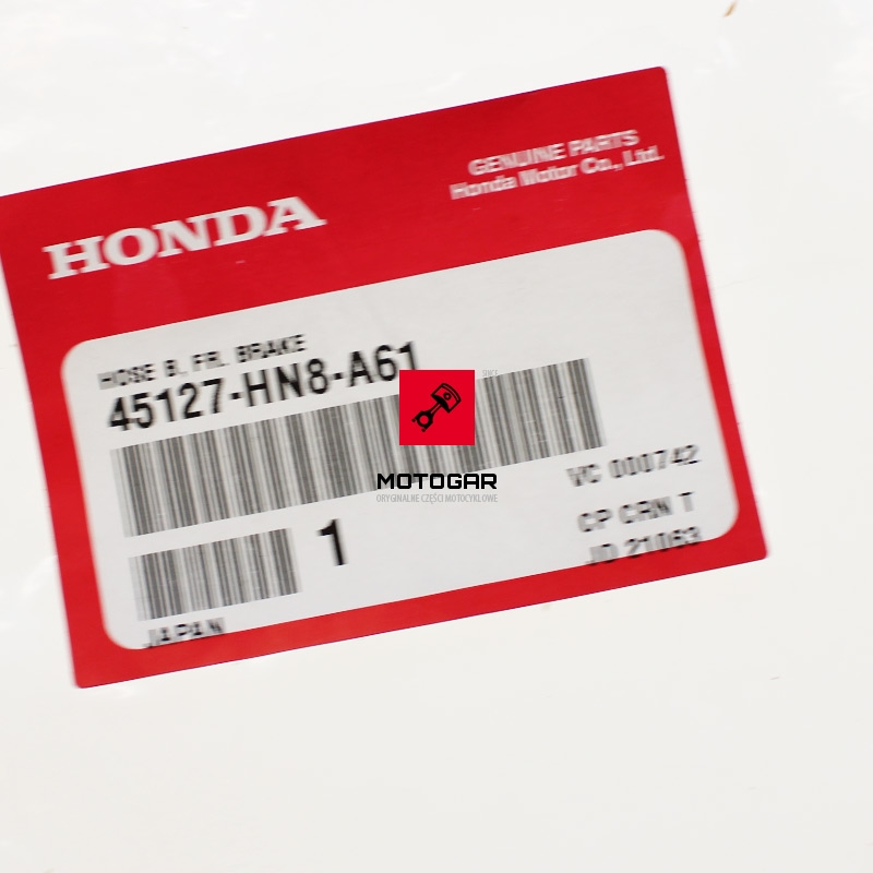 45127HN8A61 Przewód hamulcowy Honda TRX 680 Rincon 2006-2014