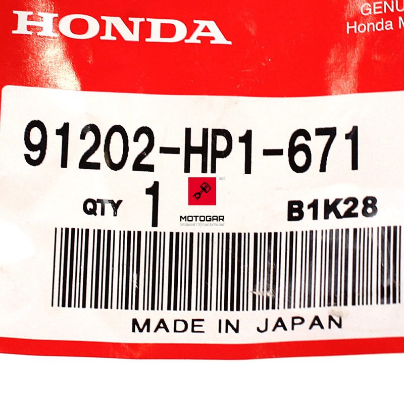 91202HP1671 Uszczelniacz wału Honda TRX 450 Sportrax 2004-2005 30X44X7