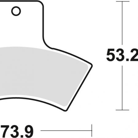 KLOCKI HAMULCOWE KH270 SINTER OFFROAD POLARIS SCRAMBLER / EXPLORER 400 98-02, SCRAMBLER 500 98-04, TYŁ TRW LUCAS